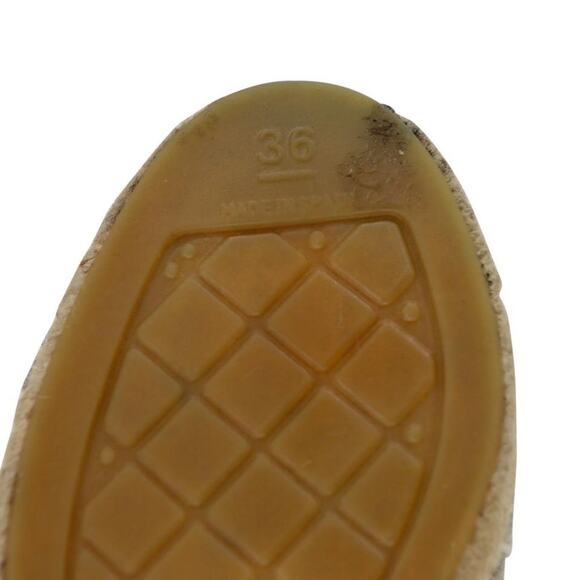 Chanel Espadrille 36 Embroidered Leather Cap Toe Cc Flats CC-0602N-0001 - Picture 11 of 11